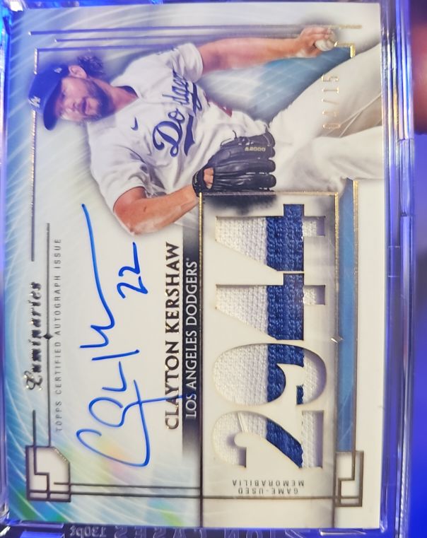 2024 Topps Luminaries #29 Clayton Kershaw — front