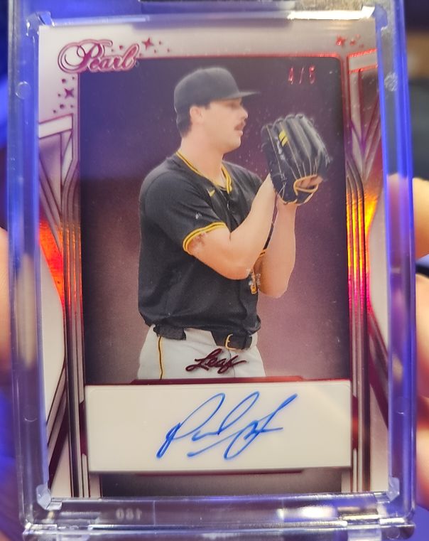 2025 Leaf Pearl Purple Spectrum #4/5 Paul Skenes — front