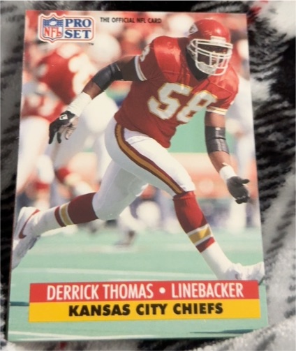 1991 Pro Set #188 Derrick Thomas — front