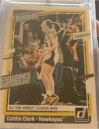 2024 Panini Donruss #H10 Caitlin Clark Collection Highlights — front