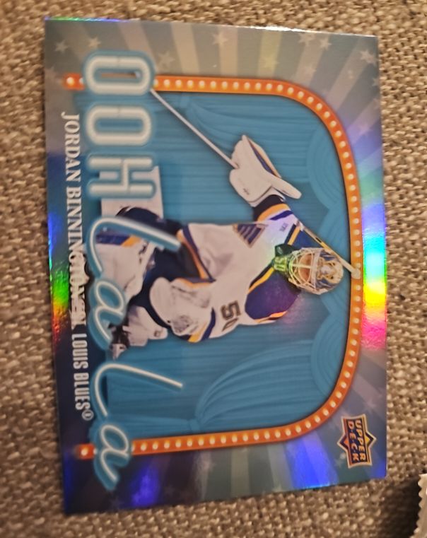 2024-25 Upper Deck #OLL-17 Jordan Binnington Ooh La La — front