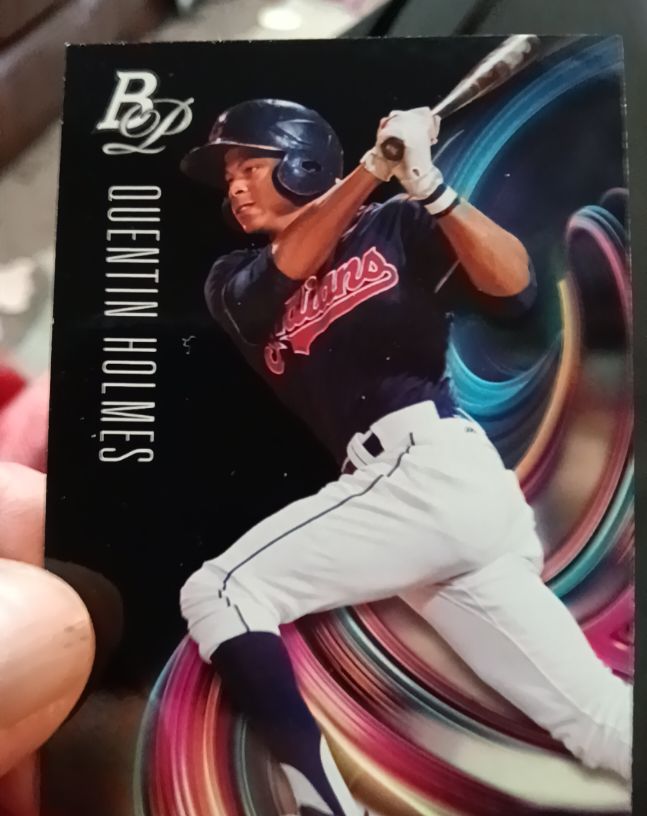 2018 Bowman Platinum Top Prospects #TOP-53 Quentin Holmes — front