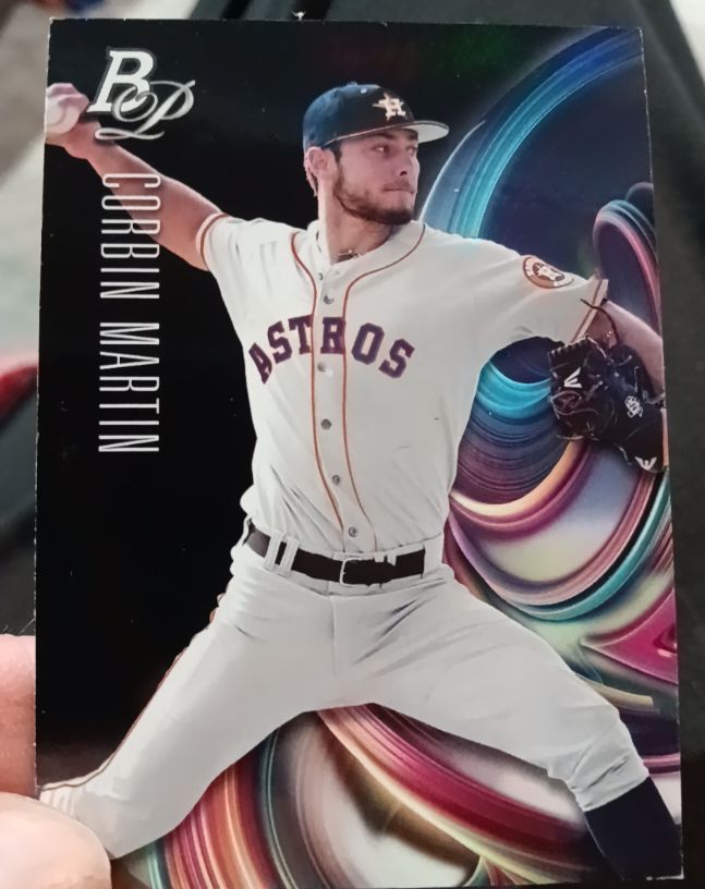 2018 Bowman Platinum #TOP-41 Corbin Martin — front