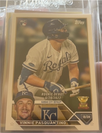2023 Topps Update Series Rookie Debut #US110 Vinnie Pasquantino — front