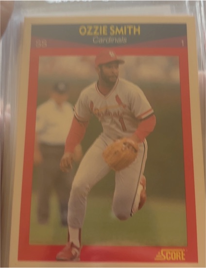 1990 Score #38 Ozzie Smith — front