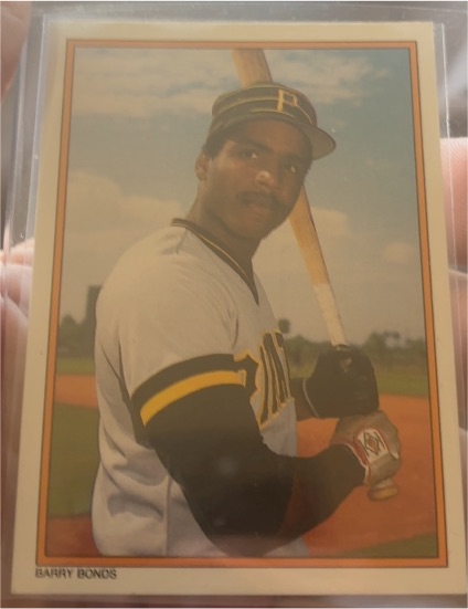1987 Topps All-Star Glossy #30 Barry Bonds — front