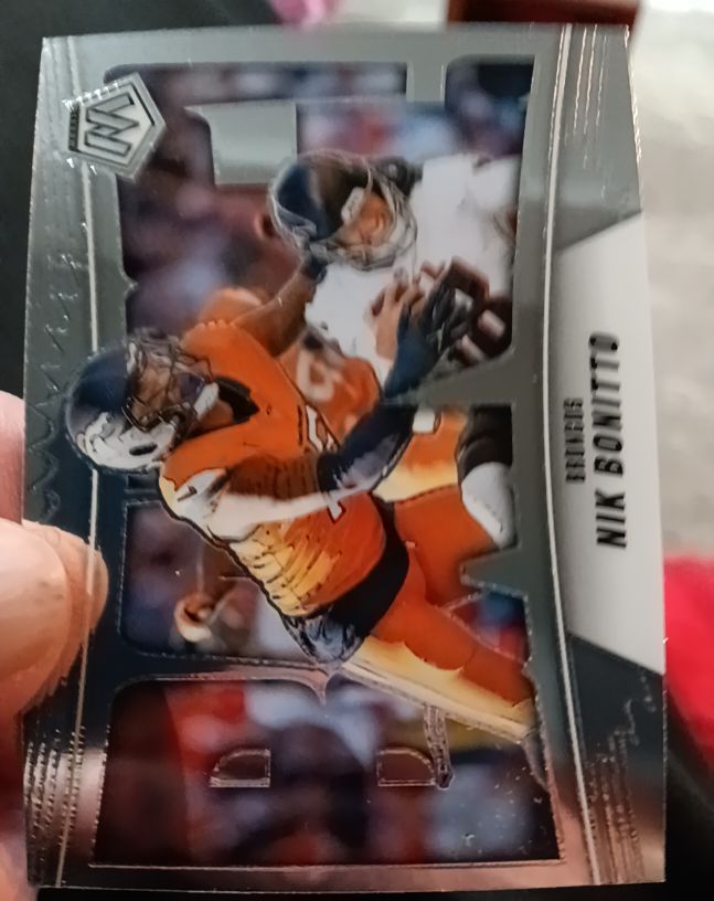 2025 Panini Mosaic #5 Nik Bonitto Bang! — front