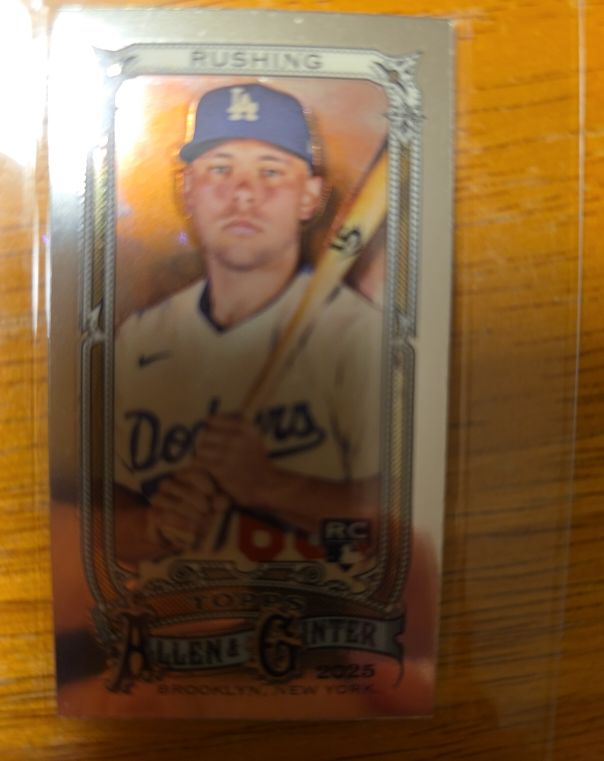2025 Topps Allen & Ginter #200 Dalton Rushing Chrome Mini — front