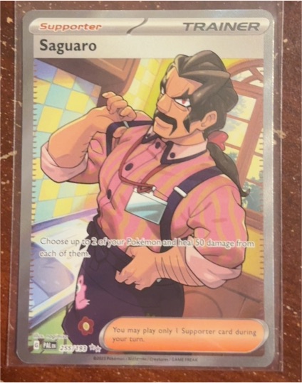 2023 Pokemon Scarlet & Violet Paldea Evolved #255 Saguaro — front