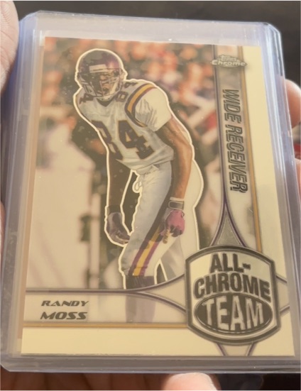 2024 Topps Chrome #ACT-5 Randy Moss All-Chrome Team — front