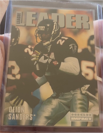 1992 SkyBox Impact #314 Deion Sanders — front