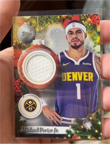 2025-26 Topps Holiday #PR-MPJ Michael Porter Jr. — front