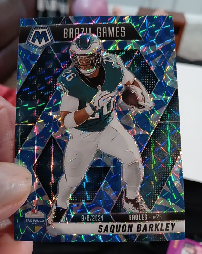 2024 Panini Mosaic Brazil Games #26 Saquon Barkley — front