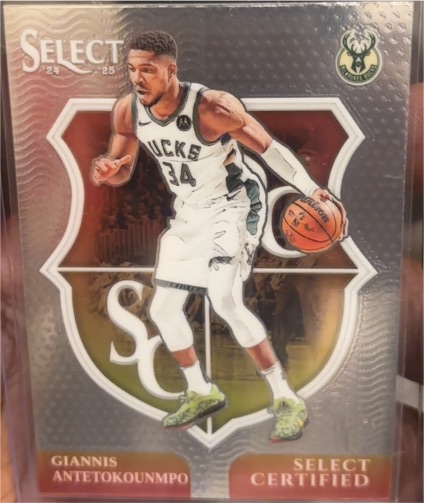 2024-25 Panini Select #1 Giannis Antetokounmpo Select Certified — front