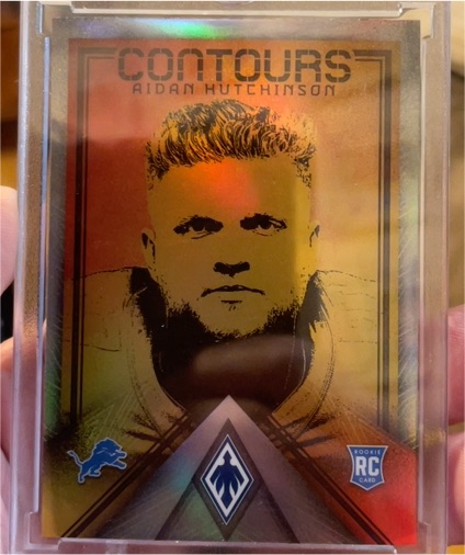 2022 Panini Phoenix #CT-20 Aidan Hutchinson Contours — front