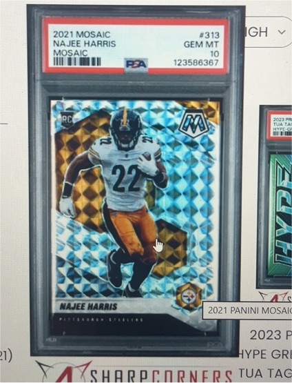 2021 Panini Mosaic #313 Najee Harris — front