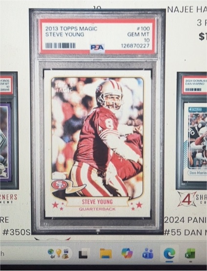 2013 Topps Magic #100 Steve Young — front