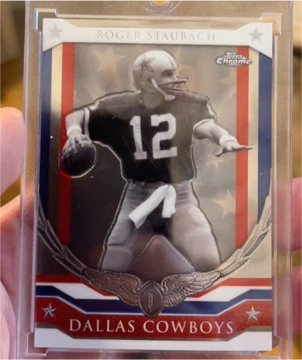 2008 Topps Chrome #HR-RS Roger Staubach — front
