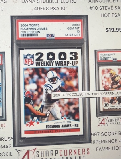 2004 Topps #309 Edgerrin James — front