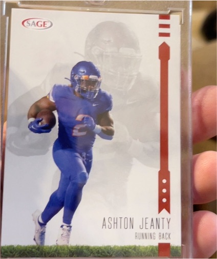 2025 Sage Low Series #55 Ashton Jeanty — front