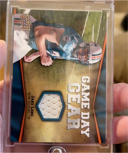 2009 Upper Deck Game Day Gear #NFL-JL Jake Long — front