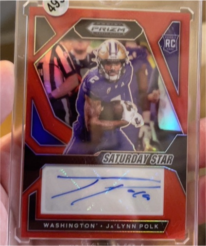 2024 Panini Prizm Draft Picks Saturday Star Ja'Lynn Polk #SSS-JPK — front