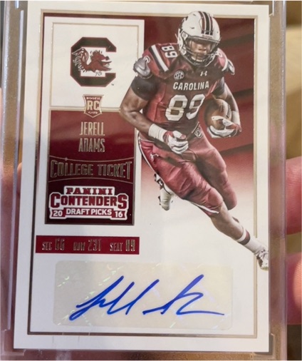 2016 Panini Contenders Draft Picks #155 Jerell Adams — front