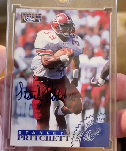 1996 Pro Line Classic #62 Stanley Pritchett — front