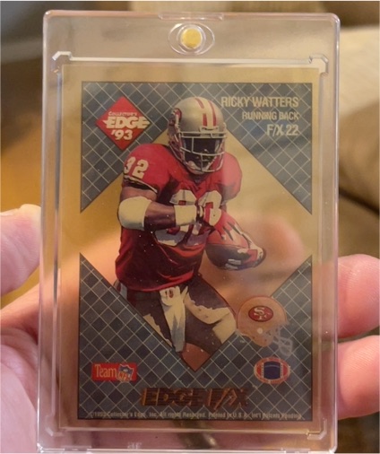 1993 Collector's Edge Edge F/X #F/X22 Ricky Watters — front