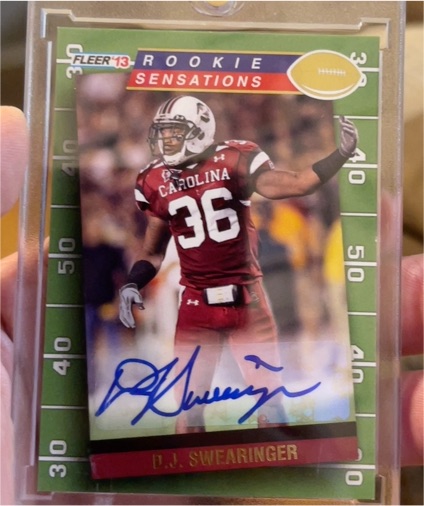 2013 Fleer Retro Rookie Sensations #RS-36 D.J. Swearinger — front