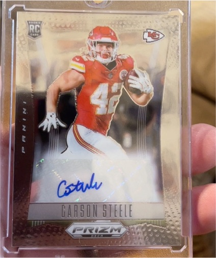 2024 Panini Prizm Deca #S-CSE Carson Steele — front