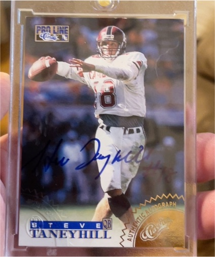 1996 Pro Line #N/A Steve Taneyhill — front