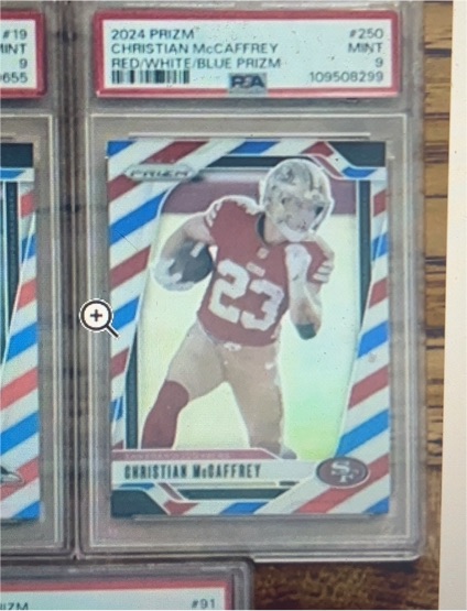 2024 Panini Prizm #250 Christian McCaffrey — front