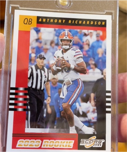 2023 Panini Score #4 Anthony Richardson — front