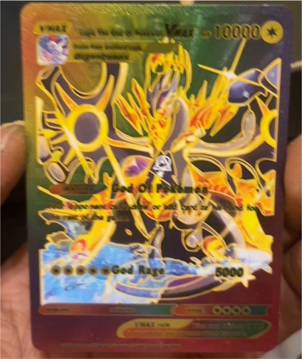 Lugia The God Of Pokemon VMAX Fan Art Card — front