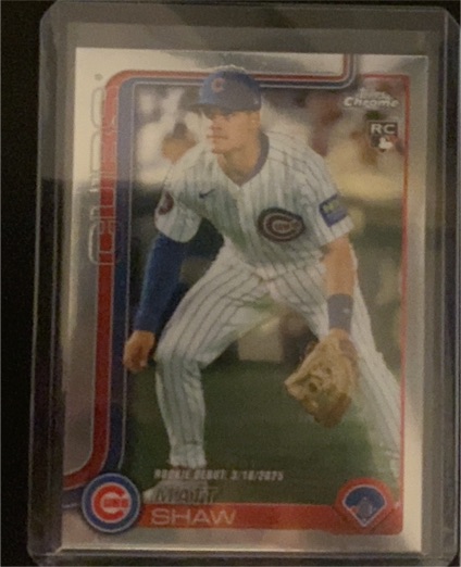 2025 Topps Chrome #USC135 Matt Shaw — front