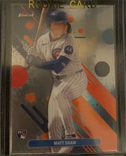 2025 Topps Finest #85 Matt Shaw — front