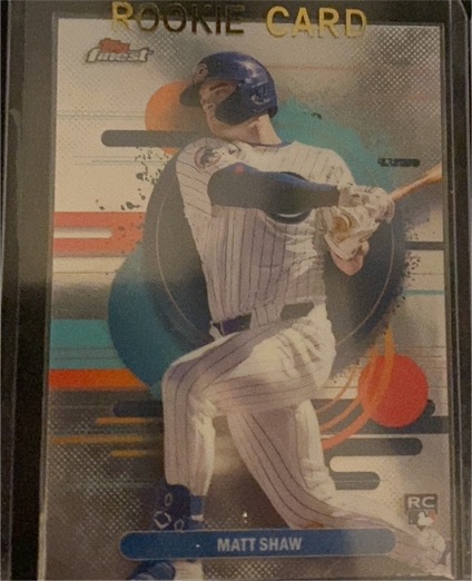 2025 Topps Finest #162 Matt Shaw — front