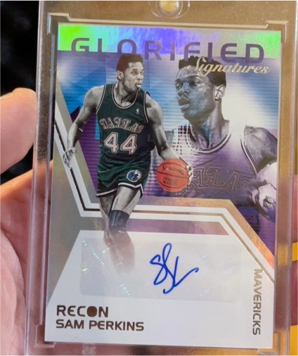 2020-21 Panini Recon Glorified Signatures #GS-SPK Sam Perkins — front