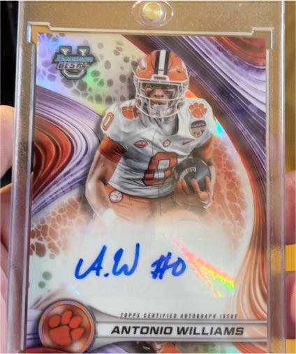 2024 Bowman Best University #BOA-AW Antonio Williams — front