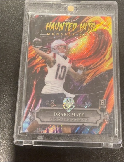 2024 Wild Card Haunted Hits Monster Hunt #2/2 Drake Maye — front