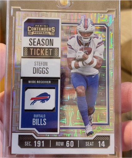 2023 Panini Contenders #12 Stefon Diggs Season Ticket — front