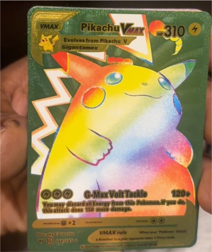 2021 Pokémon Vivid Voltage #044 Pikachu VMAX — front