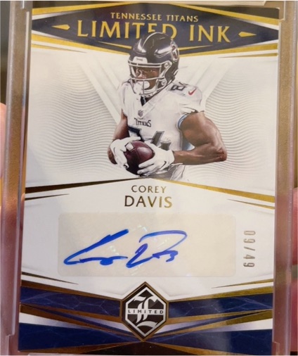 2020 Panini Limited #LI-CD Corey Davis — front