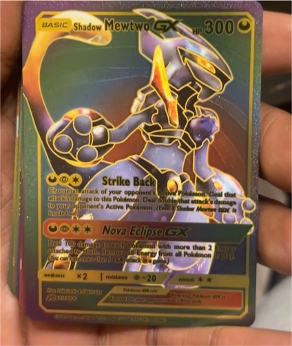 2021 Pokémon Promo #SM248 Shadow Mewtwo GX — front