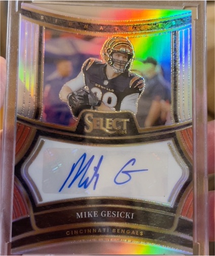 2024 Panini Select Signature Mike Gesicki — front