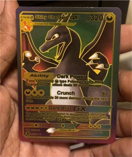 2024 Pokémon Shiny Charizard GX — front