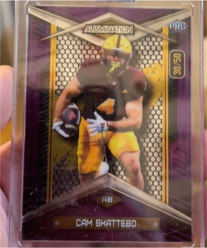 2024 Wild Card Alumination Just The Hits #BC-CS Cam Skattebo — front