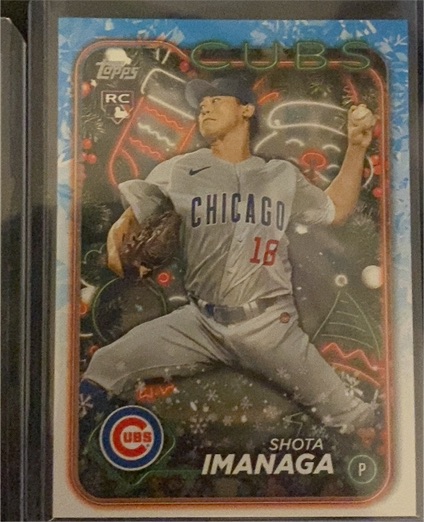 2024 Topps Holiday #H84 Shota Imanaga — front