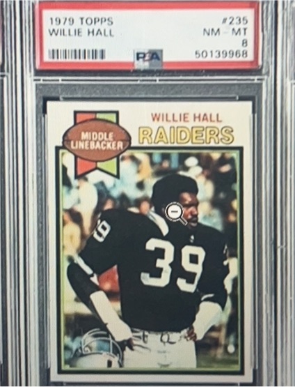 1979 Topps #235 Willie Hall — front